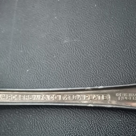 Set WM Rogers silverplated Server Spoon meat fork Gravy ladle - Picture 5 of 7